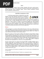 UNIX Uni1 Class Notes