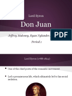 Don Juan: Lord Byron