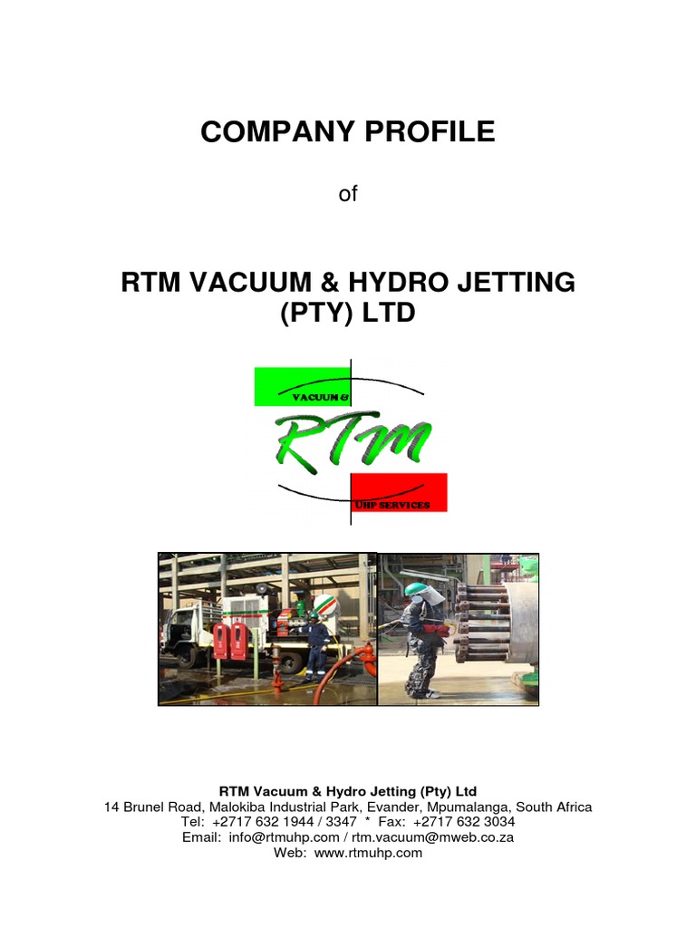 RTM Company Profile | PDF | Recycling | Environmental Policy