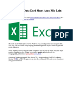Cara Ambil Data Dari Sheet Atau File Lain Di Excel