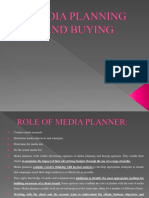 Responsibilities of Media Planner