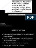 Artritis reumatoide hallazgos por imagen