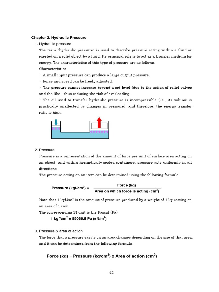 Hydraulic Pressure Fundamentals | PDF | Valve | Pump