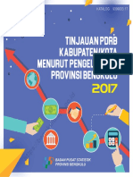 Tinjauan PDRB Kabupaten - Kota Menurut Pengeluaran Provinsi Bengkulu 2017 PDF