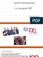 OIT: Organización Internacional Del Trabajo Convenio 155 y Convenio 187