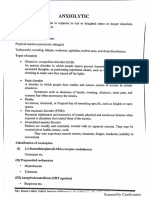 Anxiolytic & Antidepressants