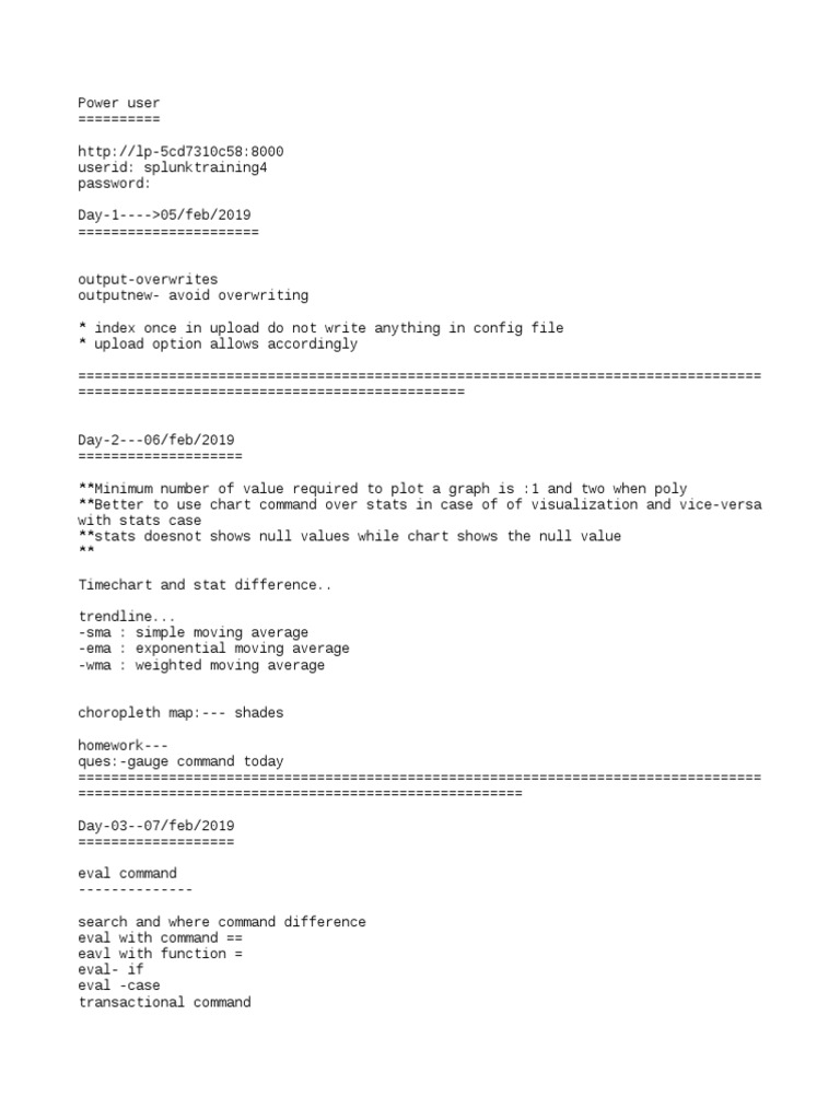 Splunk Notes Daily PDF