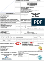 Bill of Shipping Lading Number 33654785541 PDF