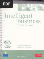 Intelligent Business - Teacher Book