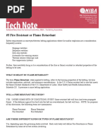 #5 Fire Resistant or Flame Retardant