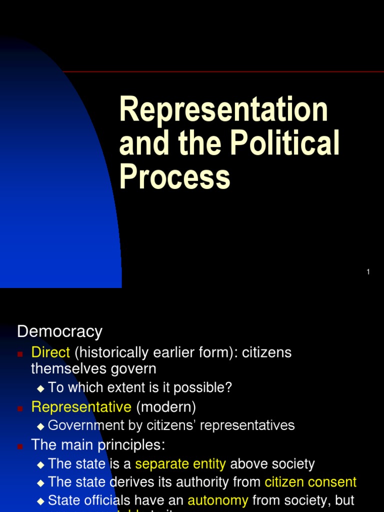 Understanding Representative Democracy | PDF | Political Parties ...
