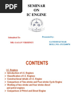 Components and Working of I.C. Engines | PDF | Internal Combustion ...