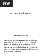 Intruder Alert System