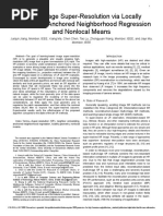 Single Image Super-Resolution Via Locally Regularized Anchored Neighborhood Regression and Nonlocal Means