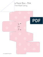 Easter Bunny Cube Pink PDF