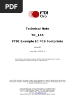 Technical Note TN - 166 FTDI Example IC PCB Footprints