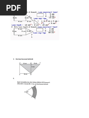 Matematik Upsr Upsr Kertas 2 2013 Mencari Luas Kawasan Berlorek Youtube