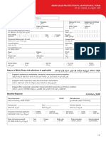 Application Form for Mortgage Protection Plan Form