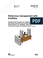 Reference Management With Endnote: Guide 92