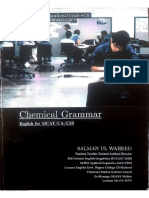 Chemical Grammar Compressed