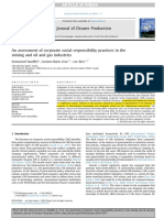 An Assessment of Corporate Social Responsibility Practices in The Mining and Oil and Gas Industries (Recovered)