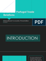 Brazil and Portugal Trade Relations: International Economics Presentation