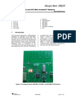 Design Note Dn023: 868 MHZ, 915 MHZ and 955 MHZ Inverted F Antenna