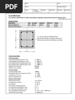 8 No. 25 MM Diameter Longitudinal Bars Max Link Spacing 400 MM Generally, 240 MM For 500 MM Above and Below Slab/beam and at Laps