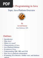 1.1 - Java Platform Overview