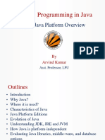 1.1 - Java Platform Overview