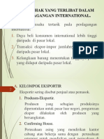 para Pihak Yang Terlibat Dalam Perdagangan International