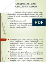 Transportasi, Penanganan Kargo, Transaksi Eksim