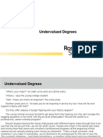 Undervalued Degrees