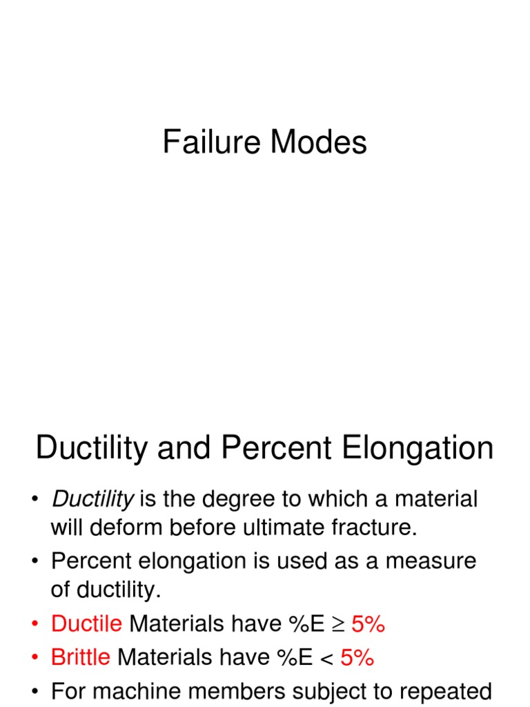 Theories of Failure | PDF | Strength Of Materials | Fracture