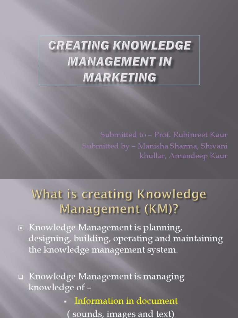 Knowledge Management Essentials | PDF | Knowledge Management | Knowledge