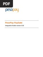 PesoPay PayGate Integration Guide (v3.32) PDF