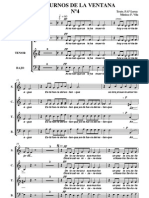 Nocturno  de la  Ventana 4. Music sheet