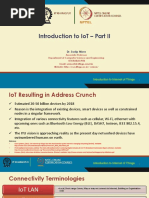 Introduction To Iot - Part Ii: Dr. Sudip Misra