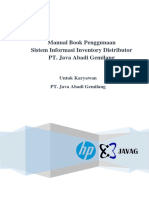 Manual Book Sistem Informasi Inventory Distributor Pt. Java Abadi Gemilang