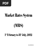 Market Rates System MRS 1 ST February To PDF