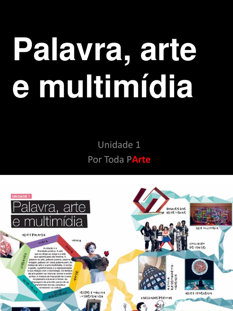 1 Palavra, Arte e Multimídia | PDF | Poesia | Imagem, image size:768x1024