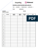 Lista de Asistencia