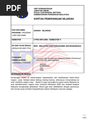 Nota Modul 9 10 Pdf