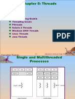 Multithreading Models Threading Issues Pthreads Solaris 2 Threads Windows 2000 Threads Linux Threads Java Threads