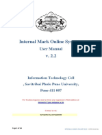 Internal Mark Online Systems v.2.2