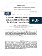 A Review: Phishing Detection Using URLs and Hyperlinks Information by Machine Learning Approach