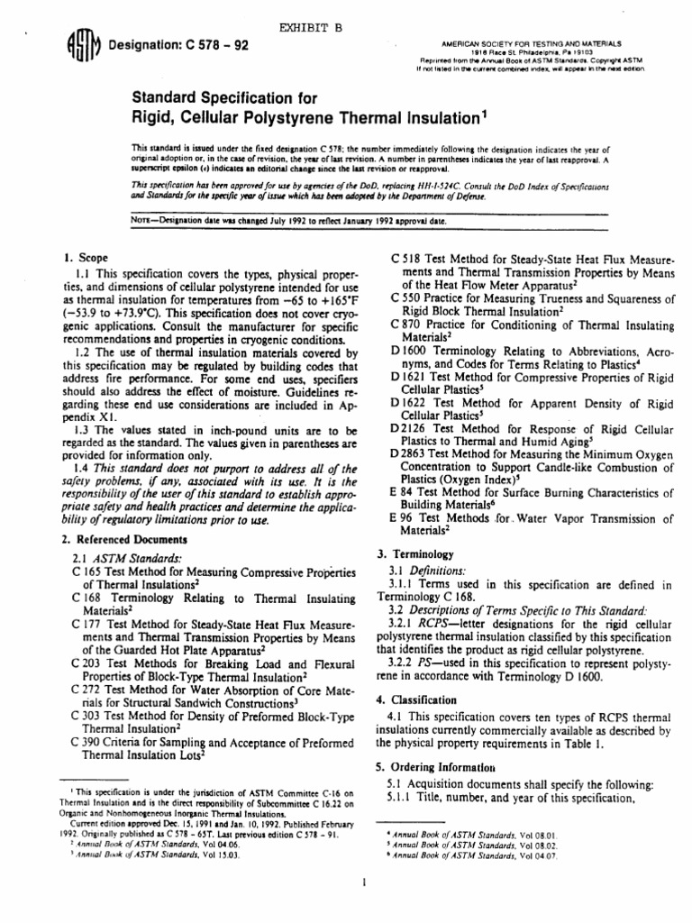 ASTM C578 92 Rigid Cellular Polystyrene Thermal Insulation.pdf