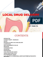 LOCAL DRUG DELIVERY FOR PERIODONTITIS