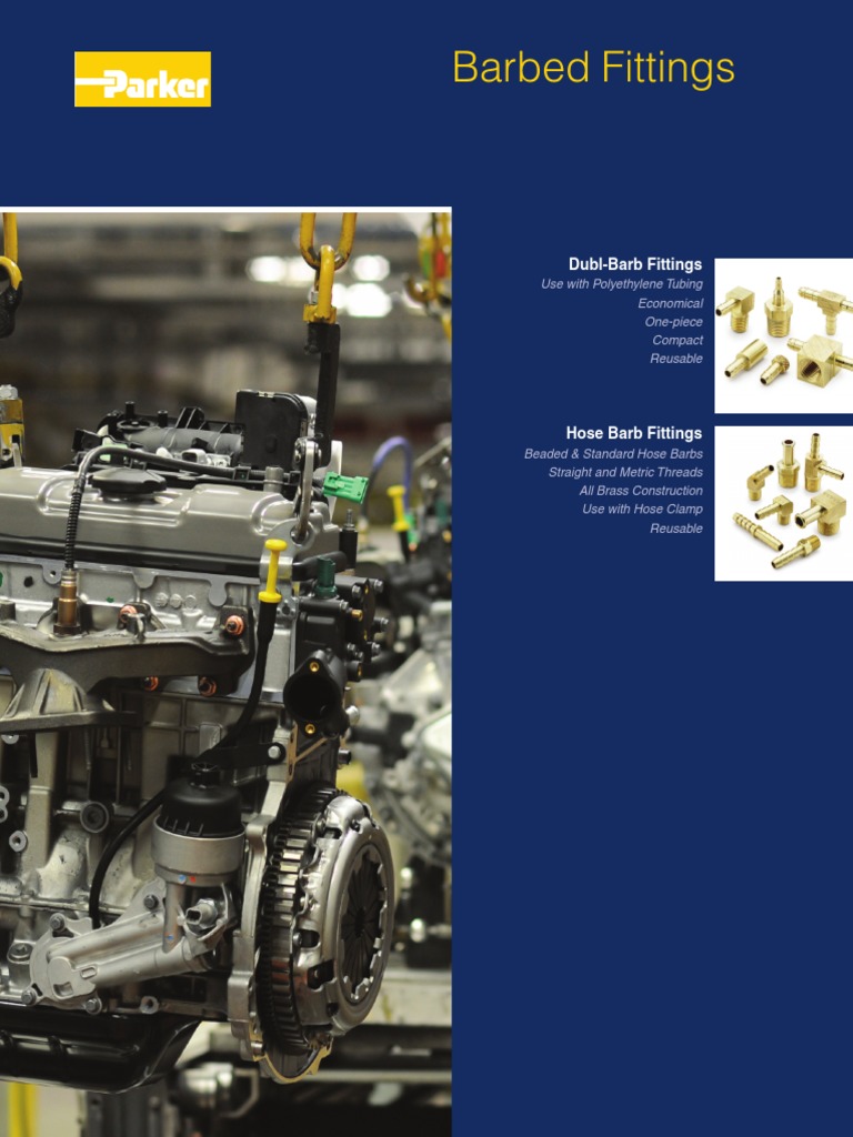 Parker Brass Barb Fittings PDF PDF Pipe (Fluid Conveyance) Home