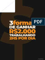 3 Formas de Ganhar 2Mil Trabalhando 2hs Por Dia